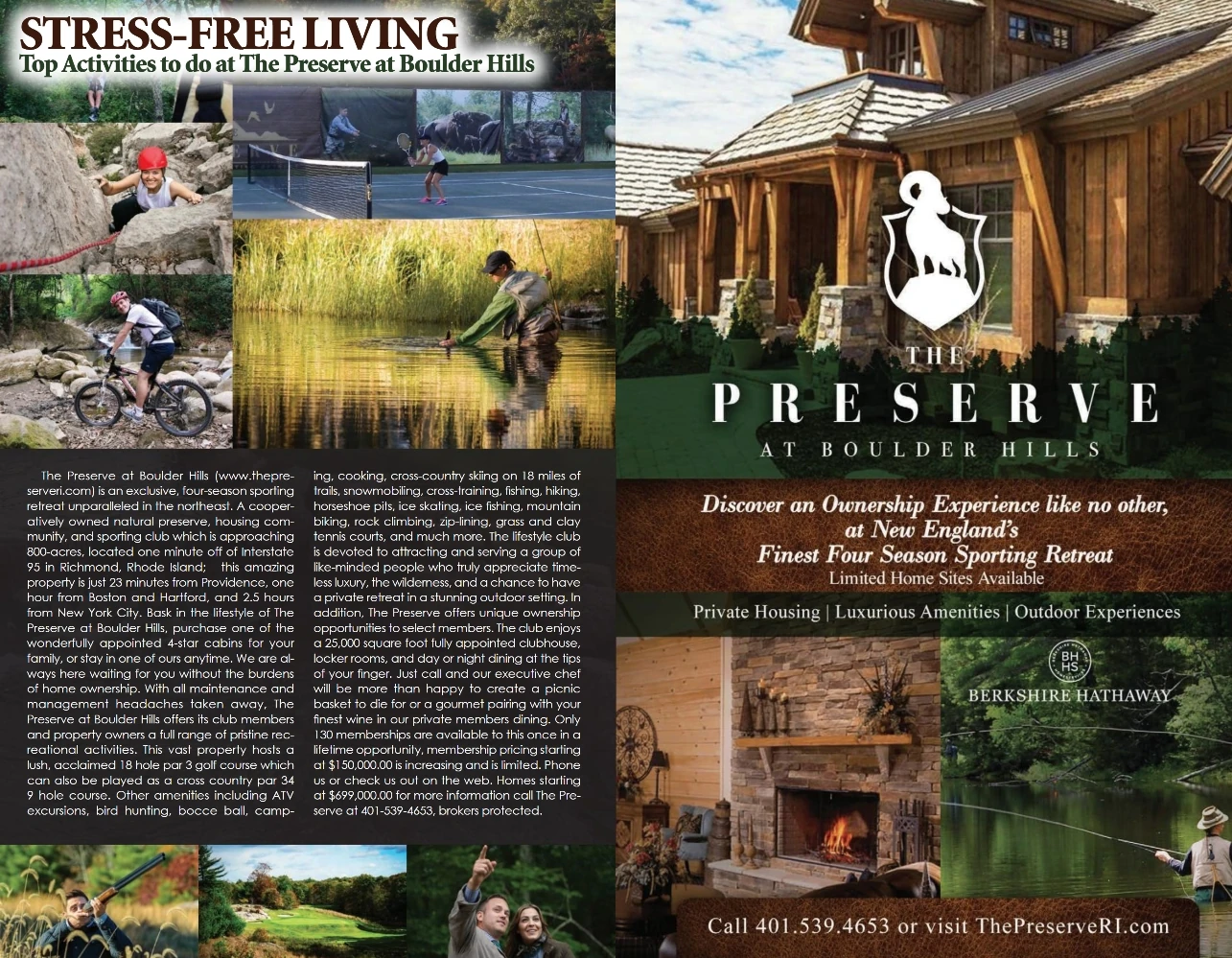 NE Home Life presents top activities to enjoy at The Preserve.