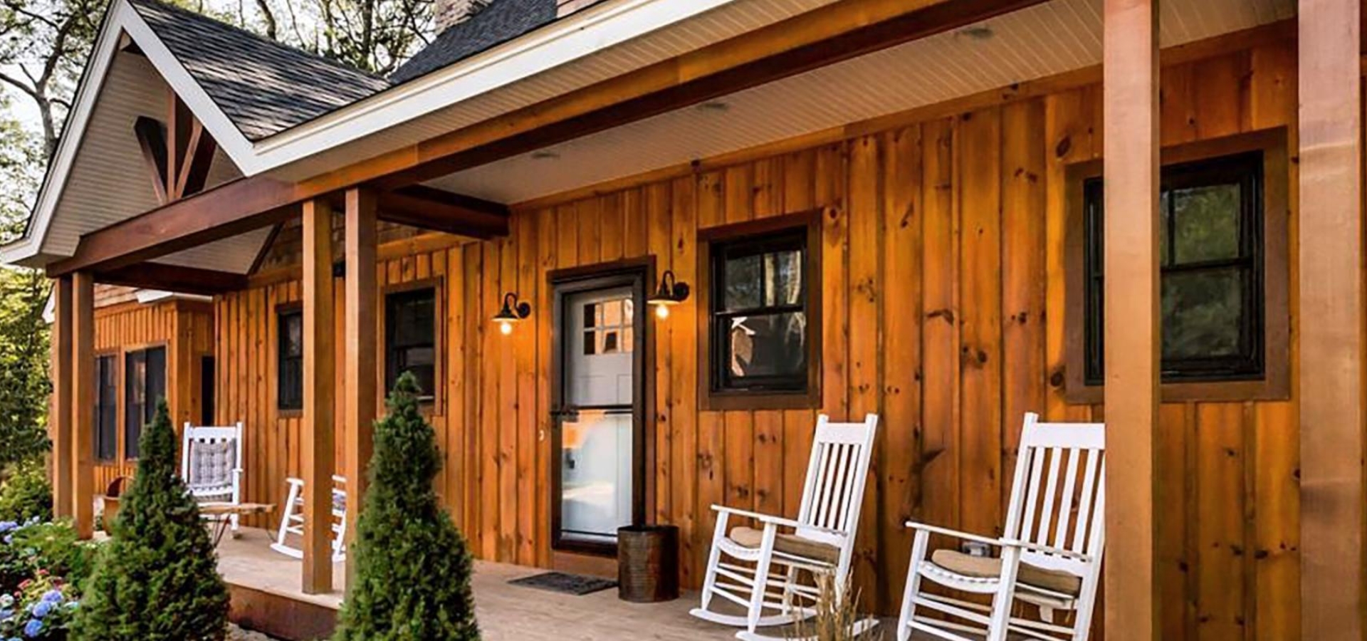 Cozy cabin at The Preserve featured in NE Home Life